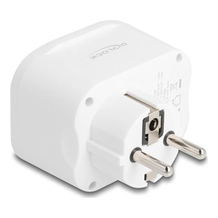 Delock tápcsatlakozó gyerekzárral és USB PD töltővel 20 W