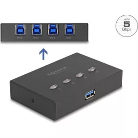   Delock USB 5 Gbps kapcsoló 4 személyi számítógép - 1 eszköz