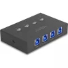 Delock USB 5 Gbps kapcsoló 4 személyi számítógép - 1 eszköz
