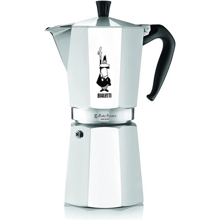 Bialetti Moka Express kotyogós kávéfőző 12-személyes szürke