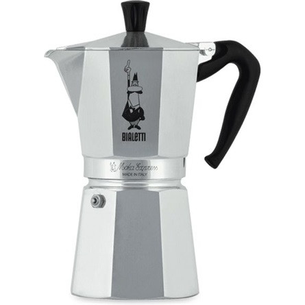 Bialetti Moka Express kotyogós kávéfőző 18-személyes szürke