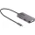 StarTech USB-C -> VGA HDMI DVI-I M/F adapter 0.3m szürke P Alt-mode