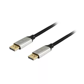   Equip Kábel - 119262 (Premium, DisplayPort1.4 kábel, 8K/60Hz, apa/apa, fekete, 2m)