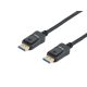 Equip Kábel - 119271 (DisplayPort2.1 kábel, 4K/144Hz, apa/apa, fekete, 1m)