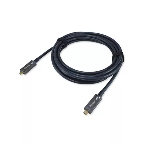Equip Kábel - 119462 (Aktív, USB3.2 Gen2, apa/apa, 4K/60Hz, 10Gbps, Video+Data+PD 60W, 10m)
