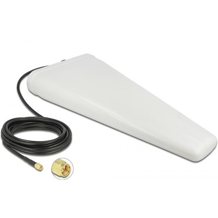 Delock 12002 RG-58 5m fehér LTE antenna