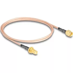   Delock Antennakábel, SMA-dugó apa SMA anya válaszfali csatlakozóval RG-316 75 cm