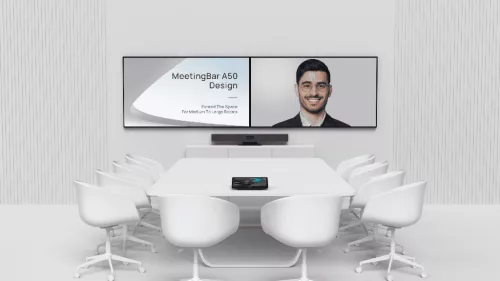 Yealink MeetingBar A50-031 videokonferencia rendszer 50 MP Ethernet/LAN csatlakozás Csoportos videokonferencia rendszer