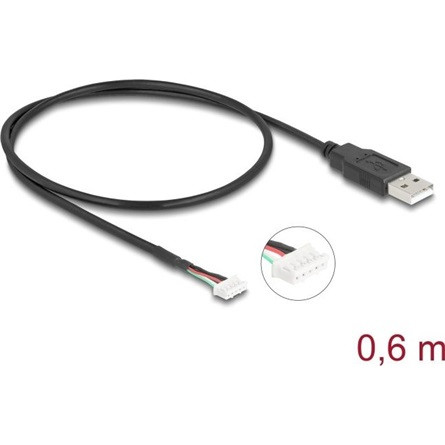 Delock USB 2.0 összekötő kábel 5 tűs kamera modulokhoz 0,6 m