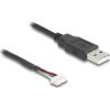 Delock USB 2.0 összekötő kábel 5 tűs kamera modulokhoz 0,6 m