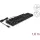 Delock Mechanikus USB játék klaviatúra 1,6 m vezetékkel fekete RGB megvilágítással