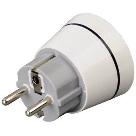 Hama Travel villásdugó CEE 7/7 (EU) -> villásdugó BS 1363 (UK) M/F adapter fehér