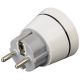 Hama Travel villásdugó CEE 7/7 (EU) -> villásdugó BS 1363 (UK) M/F adapter fehér