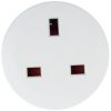 Hama Travel villásdugó CEE 7/7 (EU) -> villásdugó BS 1363 (UK) M/F adapter fehér