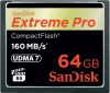 SANDISK CF EXTREME PRO KÁRTYA 64GB, 160MB/S