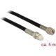 Delock FME -> SMA M/F antenna kábel 5m fekete RG-58