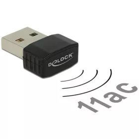   Delock ADA Delock 12461 USB2.0 2sávos WLAN ac/a/b/g/n nano jeladó 433Mbps
