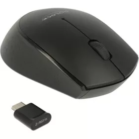   Delock Optikai USB Type-C háromgombos mini egér, 2,4 GHz-es, vezeték nélküli