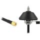 Delock Antenna base M6 with connection cable RG-58 C/U 3 m SMA plug black