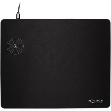 Delock USB vezeték nélküli töltő egérpad fekete