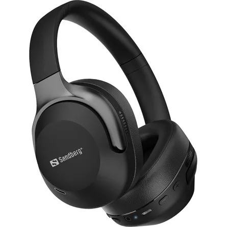 Sandberg ANC+ENC True Wireless fejhallgató headset fekete