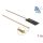 Delock WLAN 802.11 ac/ax/a/h/b/g/n Antenna, MHF® I csatlakozódugó, 0,5 - 1,2 dBi, RG-178 1 m-es NYÁK