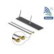 Delock WLAN 802.11 ac/ax/a/h/b/g/n ikerantenna, 2 x MHF® I csatlakozódugó, 2,2 ? 4,0 dBi, 2 x 15 cm-