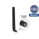 Delock 5G LTE antenna SMA-dugó -0,5 - 2,3 dBi irányított, csuklós csatlakozó, fekete