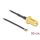 Delock RP-SMA -> MHF 4L F/M antenna kábel 0.5m fekete 1.37