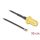 Delock SMA -> MHF 4L F/M antenna kábel 0.35m fekete 1.37