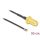 Delock SMA -> MHF 4L F/M antenna kábel 0.5m fekete 1.37