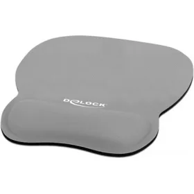   Delock Ergonomikus egér pad csuklótámasszal szürke 245 x 206 mm