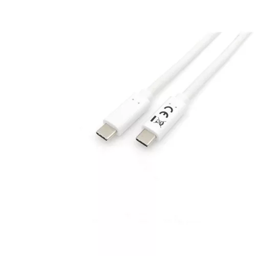 Equip Átalakító Kábel - 128362 (USB-C 3.2 Gen1 to USB-C, apa/apa, PD:60W, fehér, 2m)