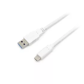   Equip Átalakító Kábel - 128363 (USB-C 3.2 Gen1 to USB-A, apa/apa, fehér, 1m)
