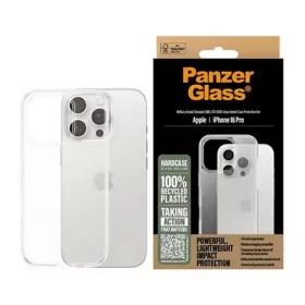   PANZERGLASS iPhone 16 Pro PANZERGLASS HARDCASE szilikon telefonvédő ütésállóság, antibakteriális, ÁTLÁTSZÓ