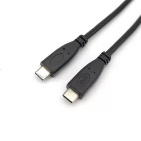   Equip Átalakító Kábel - 12888307 (USB-C2.0 to USB-C, apa/apa, fekete, 1m)
