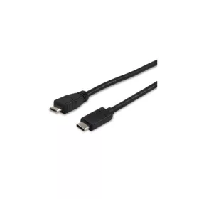   Equip Átalakító Kábel - 12888407 (USB-C -> USB MicroB 2.0 kábel, apa/apa, 1m)