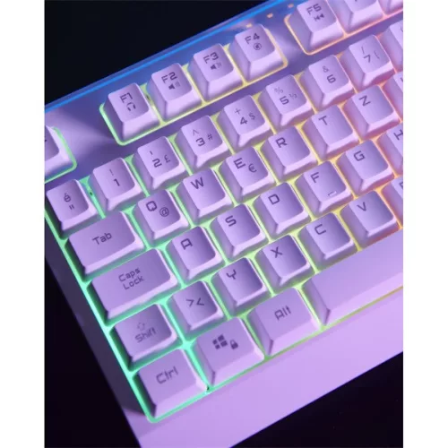 HAMA URAGE by HAMA 217819, GAMING URAGE EXODUS 220TKL BILLENTYŰZET, RGB, FEHÉR