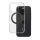 PANZERGLASS iPhone 16 Pro PANZERGLASS CARE KICKSTAND CASE szilikon telefonvédő ütésállóság, kitámasztó, FEKETE