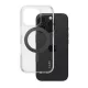 PANZERGLASS iPhone 16 Pro PANZERGLASS CARE KICKSTAND CASE szilikon telefonvédő ütésállóság, kitámasztó, FEKETE