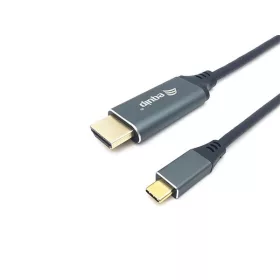   Equip Kábel - 133417 (USB-C to HDMI, apa/apa, 4K/60Hz, aluminium burkolat, 3m)