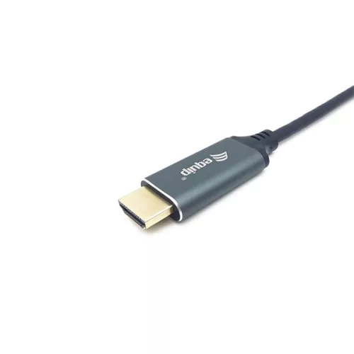 Equip Kábel - 133417 (USB-C to HDMI, apa/apa, 4K/60Hz, aluminium burkolat, 3m)