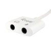 Equip Átalakító - 133460 (USB-C to Audio, 2x3,5mm Jack, ezüst)