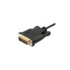 Equip Átalakító Kábel - 133468 (USB-C -> DVI-D Dual-Link kábel, apa/apa, 1,8m)