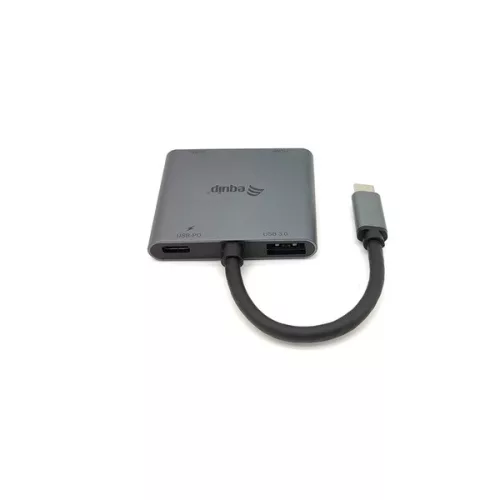 Equip Notebook Dokkoló - 133484 (Bemenet: USB-C, Kimenet: USB-C PD:100W/2x HDMI/VGA/USB3.0)