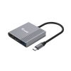 Equip Notebook Dokkoló - 133488 (Bemenet: USB-C, Kimenet: USB-C PD:100W/HDMI/USB)