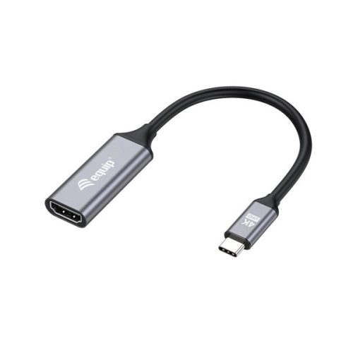 Equip Átalakító - 133491 (USB-C to HDMI2.0, 4K/60Hz, szürke)