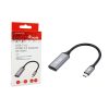 Equip Átalakító - 133491 (USB-C to HDMI2.0, 4K/60Hz, szürke)