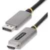 StarTech DisplayPort 1.4 -> HDMI 2.1 M/M aktív video kábel 2m fekete-szürke