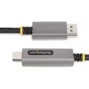 StarTech DisplayPort 1.4 -> HDMI 2.1 M/M aktív video kábel 2m fekete-szürke